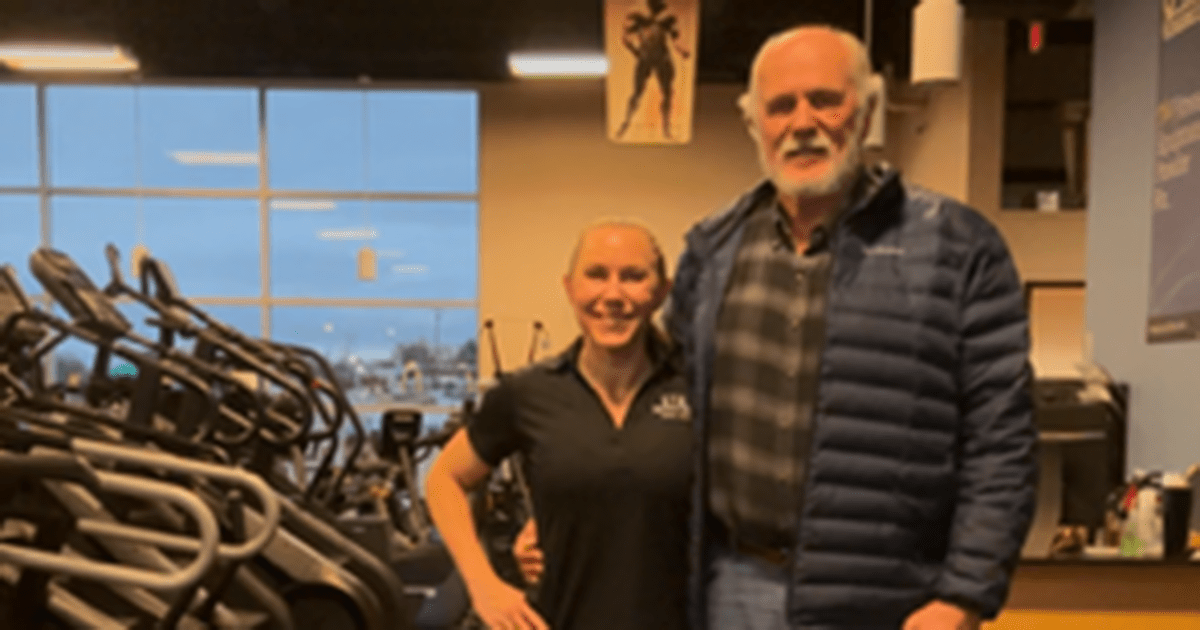 Gym outfitters owners in the gym